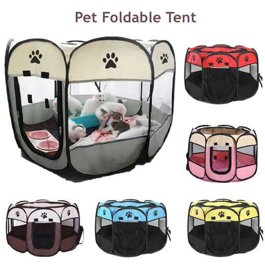 Portable Folding Pet Tent Dog/Cat House High Quality Durable Fence