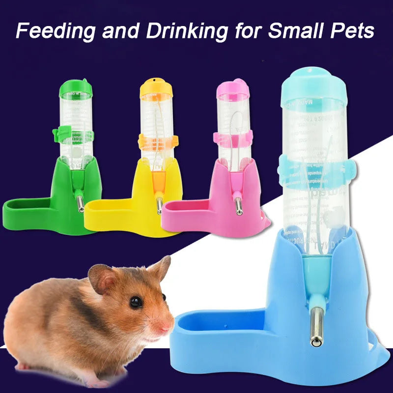 Hamster Water Bottle Small Animal Accessories Automatic Feeding Device Food Container